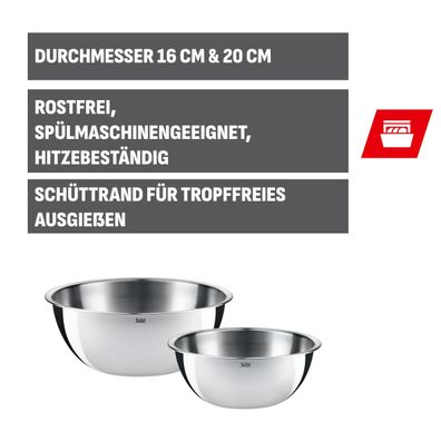 Silit Küchenschüssel-Set, 2-teilig 3201018566 4004633304548