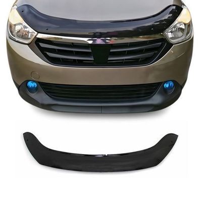 Motorhaube Deflektor Insekten Steinschlagschutz für Dacia Dokker 2012-21 Dunkel
