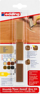 edding 8902 3 x Holzboden-Reparatur-Wachs Farbe eiche Set