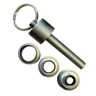 Angelo Zigarren-Bohrer aus Metall, silber, 3 Größen, Ø 8 / 10 /13 mm