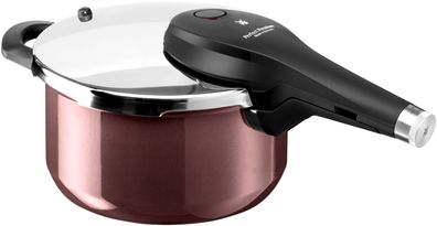 WMF Fusiontec Perfect Premium Schnellkochtopf, 22 cm, 4,5 Liter, Rose Quartz 32011