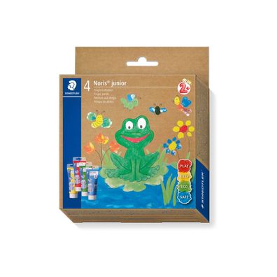 Staedtler Fingermalfarbe Staedtler Noris Club 8814 - sortiert 4er-Set à 100 ml