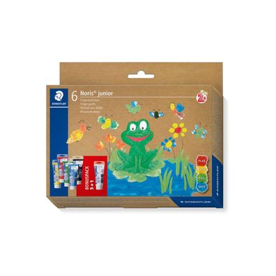 Staedtler Fingermalfarbe Staedtler Noris Club 8816 - sortiert 6er-Set à 100 ml