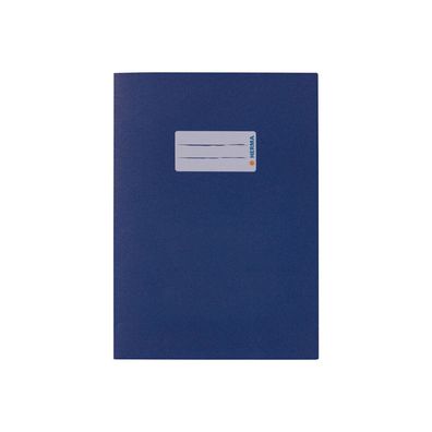 HERMA Heftumschlag glatt blau Papier DIN A5