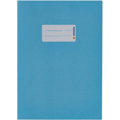 HERMA Heftumschlag glatt hellblau Papier DIN A5
