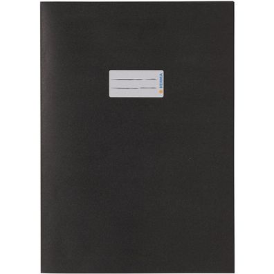 HERMA Heftumschlag glatt schwarz Papier DIN A4