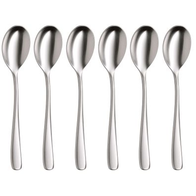 WMF Vision Espressolöffel-Set, 6 Stück, Cromargan protect® 3201112957 4000530644183