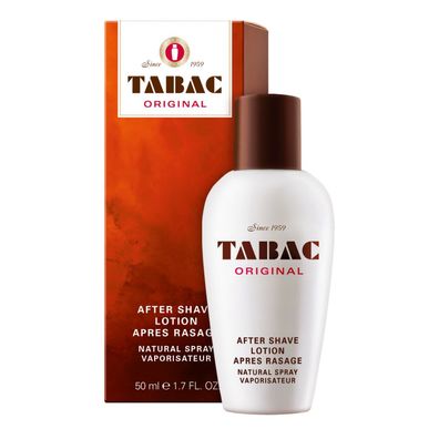 Tabac Original Aftershave Spray 50ml - Maskulin und Revitalisierend für Empfindl