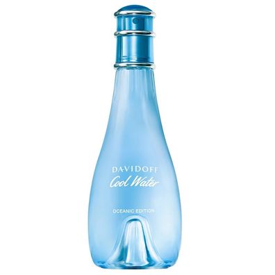 Davidoff Cool Water Woman Oceanic Edition Eau de Toilette, 100 ml Limitierte Auf