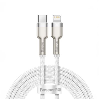 Baseus Cafule Premium USB-C/Lightning Datenkabel 20W PD 2m - Weiß