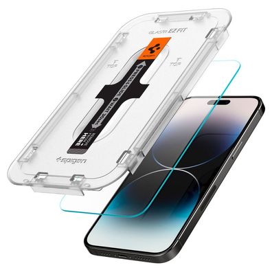 Spigen Glas. tR EZ Fit Panzerglas für iPhone 14 Pro - 2 Stück