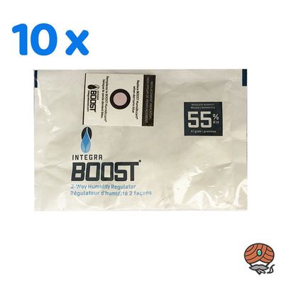 Integra Boost 55% RH, 10 Pack à 67g Befeuchter, einzeln verpackt