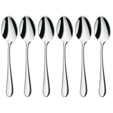 WMF Merit Espressolöffel-Set, 6 Stück, Cromargan protect® 3201112953 4000530644169