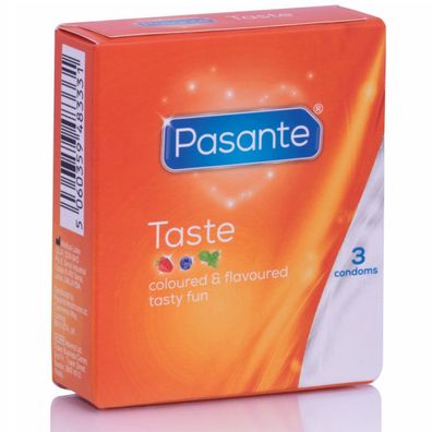 Condoms Pasante Taste 19 Cm 3 Pcs