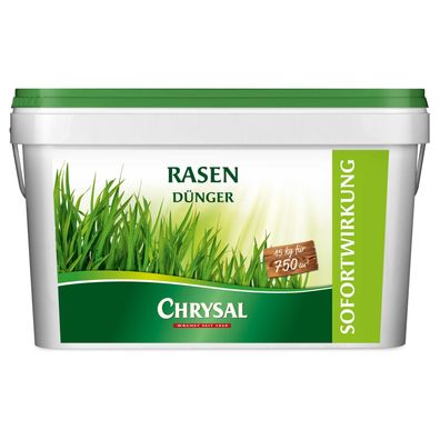 Chrysal Rasendünger mit Sofortwirkung - 15 kg Eimer für 750 m²