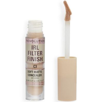 Makeup Revolution IRL Filter Finish Flüssiger Abdeckstift C3 6g