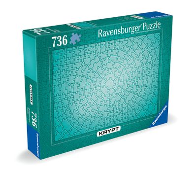Ravensburger, Krypt Metallic Mint, 736 Teile Puzzle