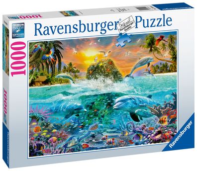 Ravensburger, Die Unterwasserinsel, 1000 Teile Puzzle