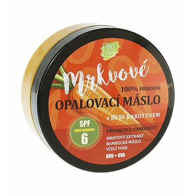 Bio Carrot Suntan Butter Spf 6 Prirodni Mrkvove Opalovaci Maslo
