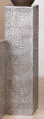 Casablanca Säule Purley Met. ant. silb.H.100cm 27x27cm Höhe: 100 cm Breite: 27 cm