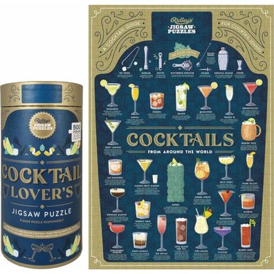 RIDLEY' GAMES Puzzle für Cocktail-Liebhaber 500 Teile