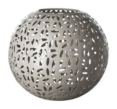 Fink DARIA, Windlicht, Eisen pulverbeschichtet, matt, grau, L. 24 cm, B. 24 cm,