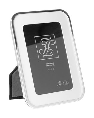 Fink JULA, Bilderrahmen 10x15 cm, Glas, Stahl, glatt, silberfarben, L. 15 cm, B