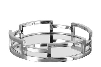 Fink EZ-HOMMAGE, Windlicht, Edelstahl, poliert, glatt, silberfarben, L. 23 cm, B