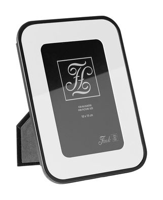 Fink MIKO, Bilderrahmen 10x15 cm, Glas, Stahl, pulverbeschichtet, glatt, schwarz,