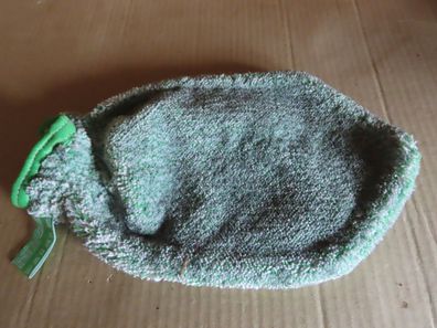 Reinigungshandschuh grün/weiß Kurzflor spitz zulaufend Jemako Simply Clean