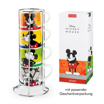 Gilde Disney, Espressotasse, "Mickey I am", Porzellan, mehrfarbig, VE 2, 4fach