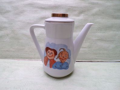 Seltmann Weiden Cora Wilhelm Busch Max & Moritz Kaffeekanne 17cm Kindergeschirr