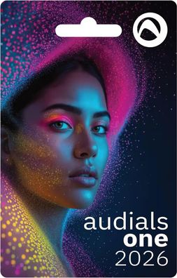 Audials One 2026 Standard, Vollversion, Dauerlizenz Karte mit Produktkey per DHL