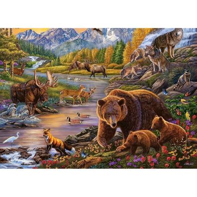 Ravensburger 16790 Wildernis Legepuzzle, Multicolor