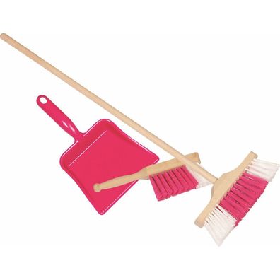 Goki Besen, Kehrschaufel & Bürste Rosa