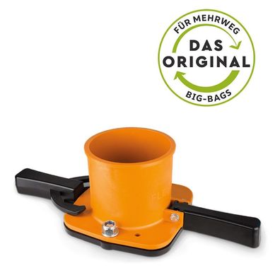 Fledbag Easy Dispenser BigBag Auslauf Absperrschieber Dosiervorrichtung Schieber