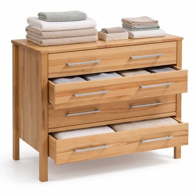 Schubkastenkommode 100 x 76 x 45 Anrichte Kernbuche geölt #2158