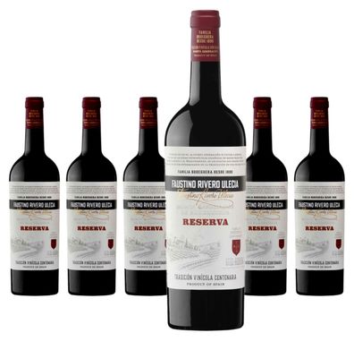 6 x Faustino Rivero Ulecia Reserva – 2019