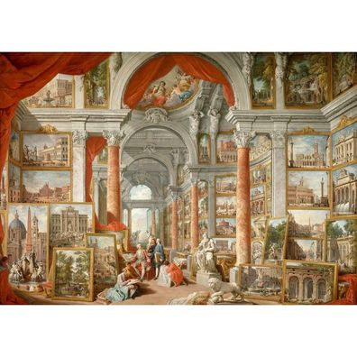 ENJOY Puzzle Paolo Panini: Blick auf das moderne Rom 1000 Teile
