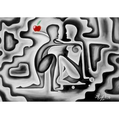 ENJOY Puzzle Adam und Eva 1000 Teile