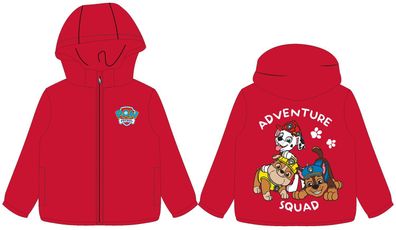 Paw Patrol Jacke rot für Jungs Größe 122/128 Boys Jacket Chase Marshall Rubble