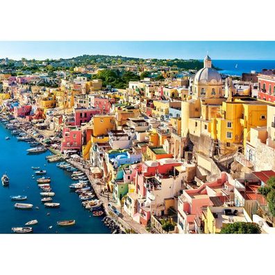 Castorland Puzzle Hafen von Corricella, Italien 500 Teile