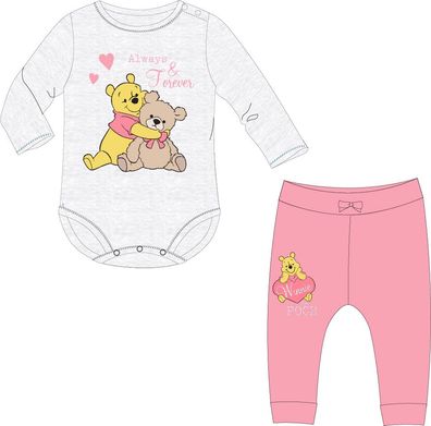 Disney Winnie The Pooh Set für Babys rosa Größe 86 Body Kleinkind Bekleidung