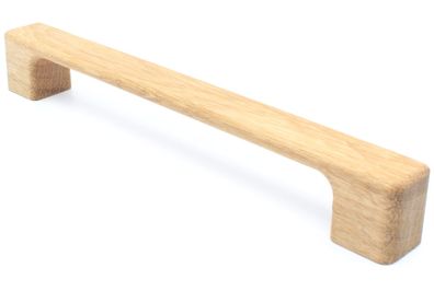 Möbelgriffe BA 96-416mm Küchengriff Massivholz Eiche massiv Türgriff abgerundet