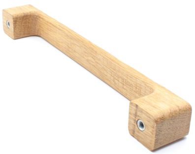 Möbelgriffe BA 96-416mm Küchengriff Massivholz Eiche massiv Türgriff abgerundet