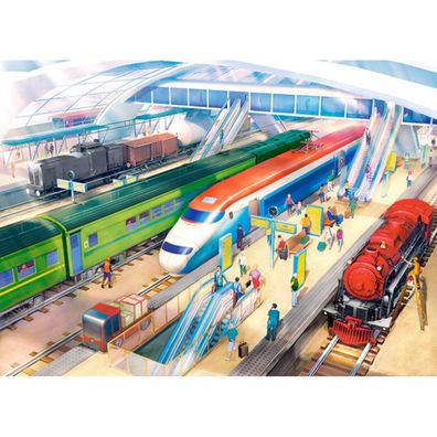 Castorland Bahnhofs-Puzzle 100 Teile