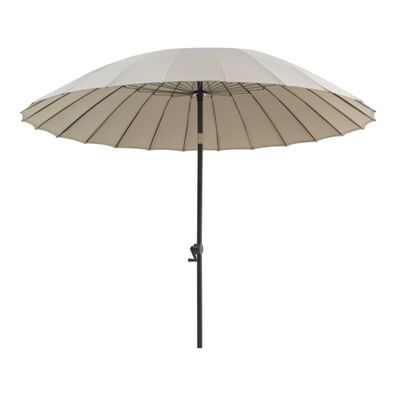 Sonnenschirm Shanghai von Brafab aus Aluminium und Polyester, modern, beige,