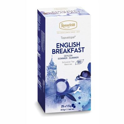 156,00 Euro/ 1 kg) Ronnefeldt Teavelope® "English Breakfast" BIO