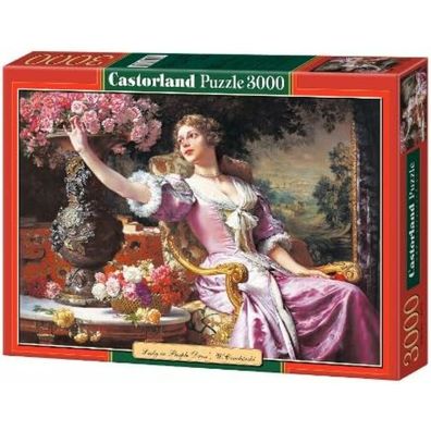 Castorland Puzzle Frau im lila Kleid 3000 Teile