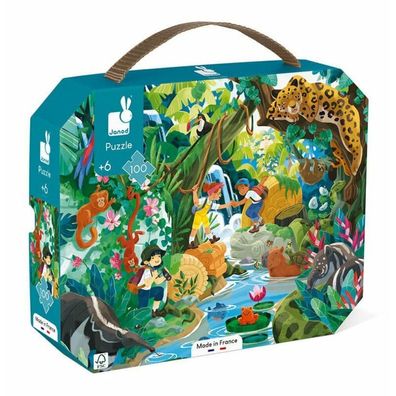 JANOD Dschungel Abenteuer Puzzle 100 Teile